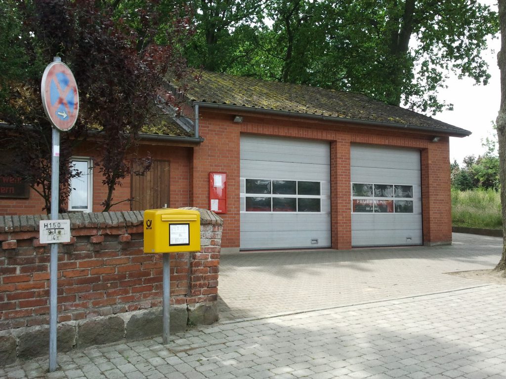 Unser Feuerwehrhaus in der Dorfstraße.